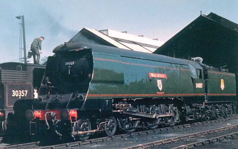 On shed at Eastleigh, June 1951