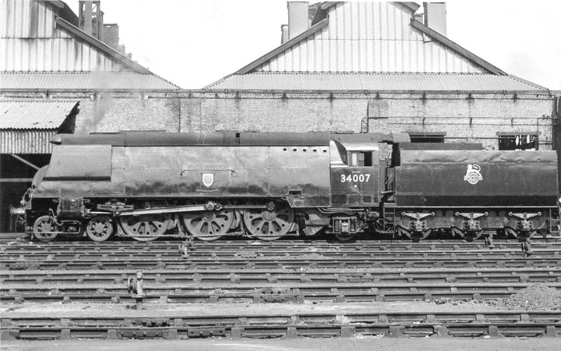 On shed at Nine Elms