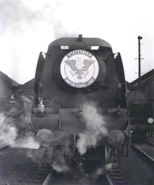 On shed at Eastleigh, 8 July 1952