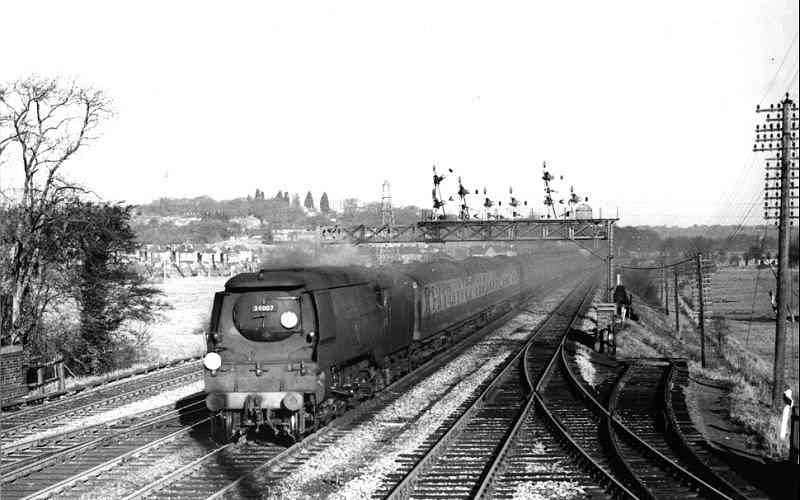 Passing Allbrook, 20 January 1958