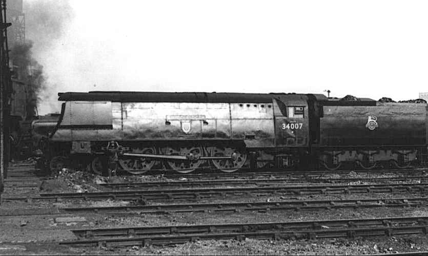 On shed at Nine Elms