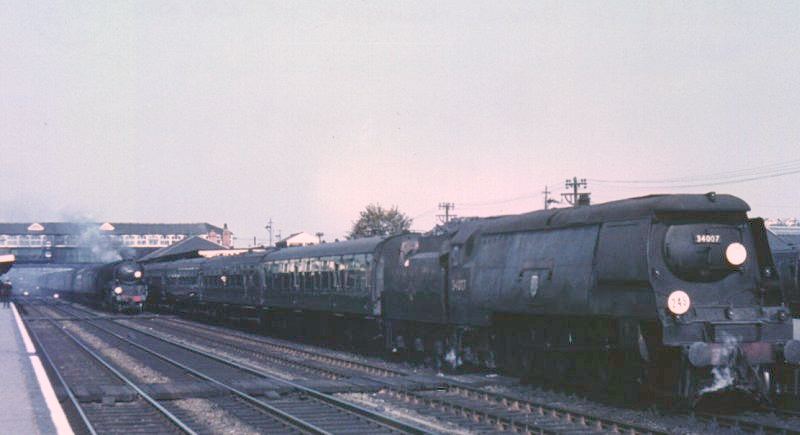 On shed at Eastleigh, 3 October 1964