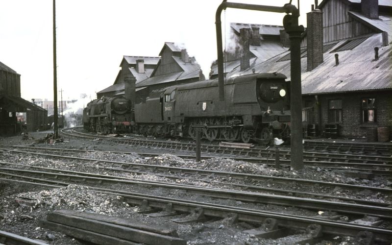 On shed at Nine Elms, May 1965