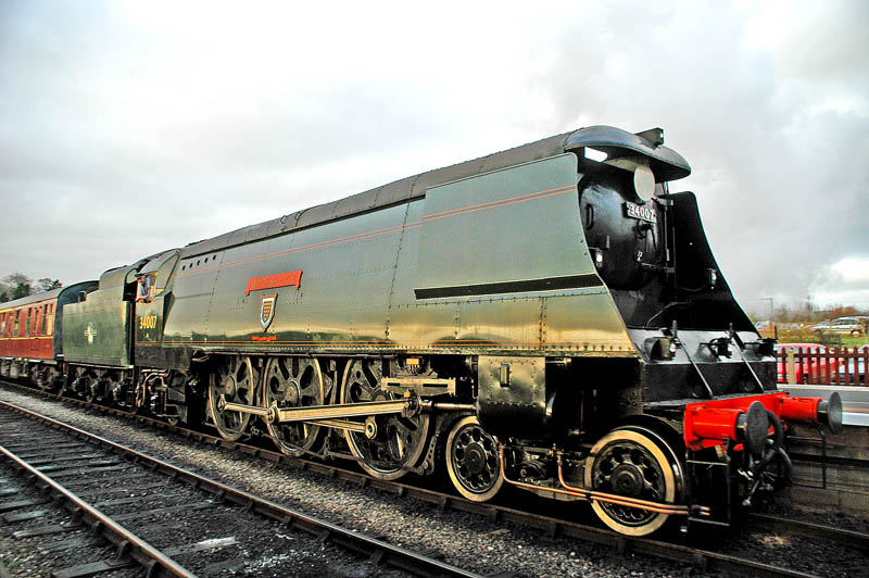 At Bishops Lydeard station