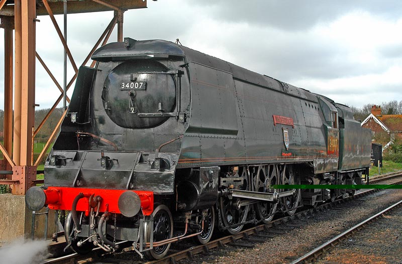 At Bishops Lydeard station