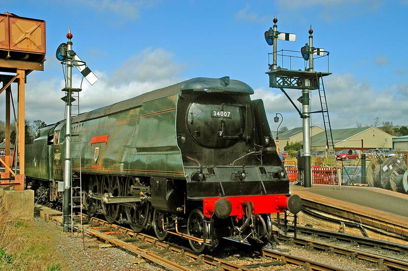 At Bishops Lydeard station