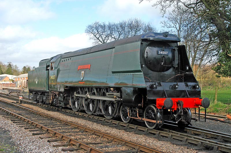 At Bishops Lydeard station