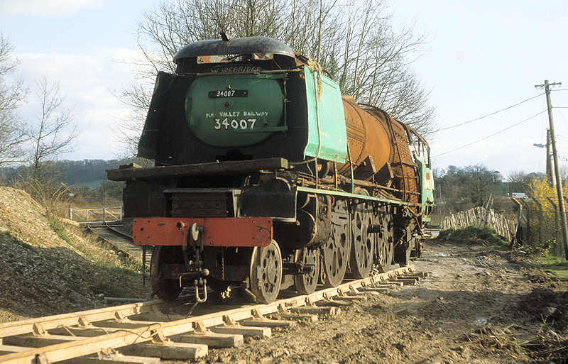 On site of Lee Moor Tramway