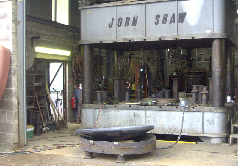 The New Door Cooling in front of the press